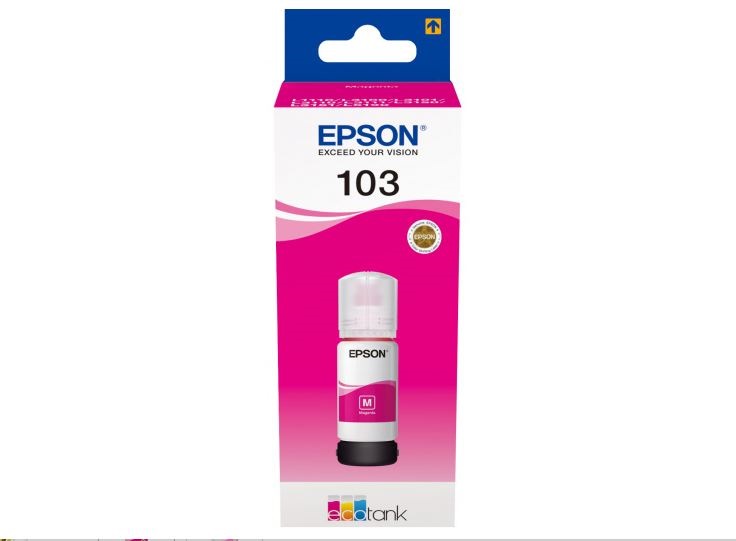 Чернила Epson C13T00S34A 103 пурпурный